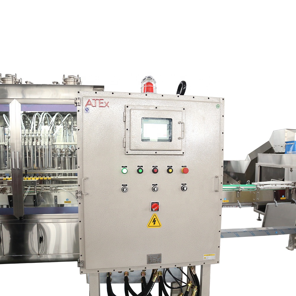 1-5L Fully automatic high accuracy piston gear lubricants oil motor engine oil bottling plastic bottle filler filling machine