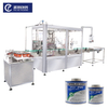 Automatic 2/4/6 Heads Pvc Liquid Cement Strong Adhesive Metal Can Filling Capping Machine