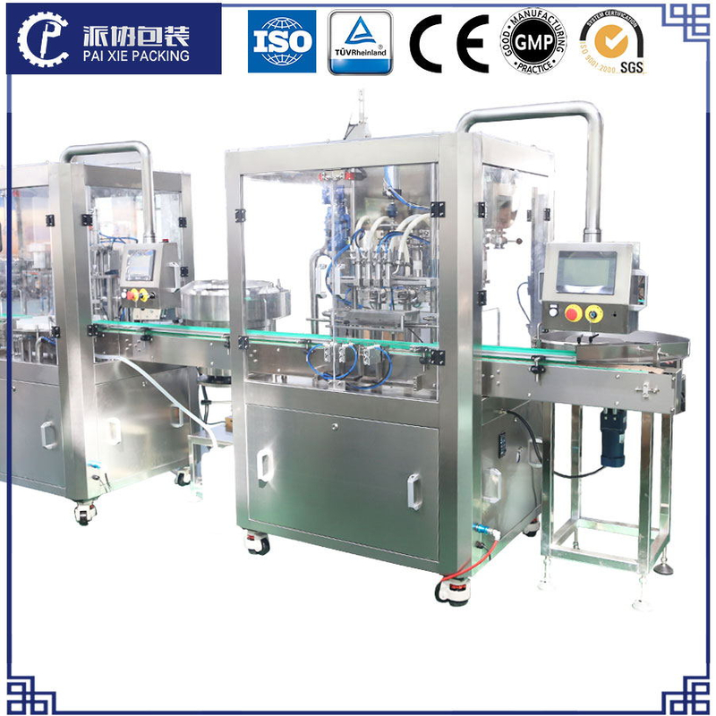  Small Automatic Pet Glass Bottle Production Line 3 in 1 Filling Capping Labeling Packing Machine Good Price