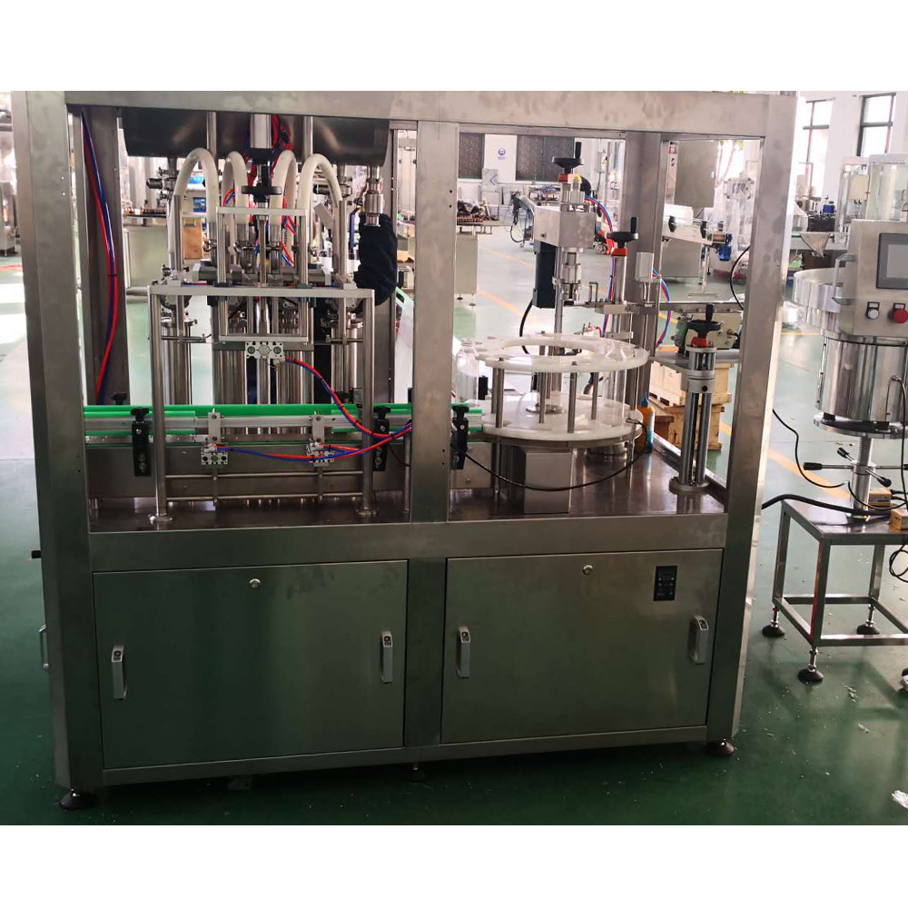 Fully Automatic Liquid Filling And Capping Machine of Wine Water Juice Beverage Bottles