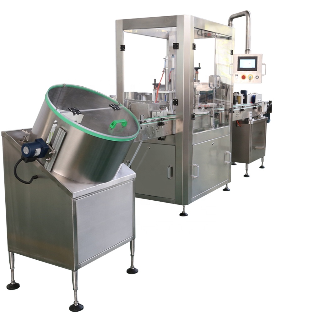 Automatic medical eye drops filling and capping machine