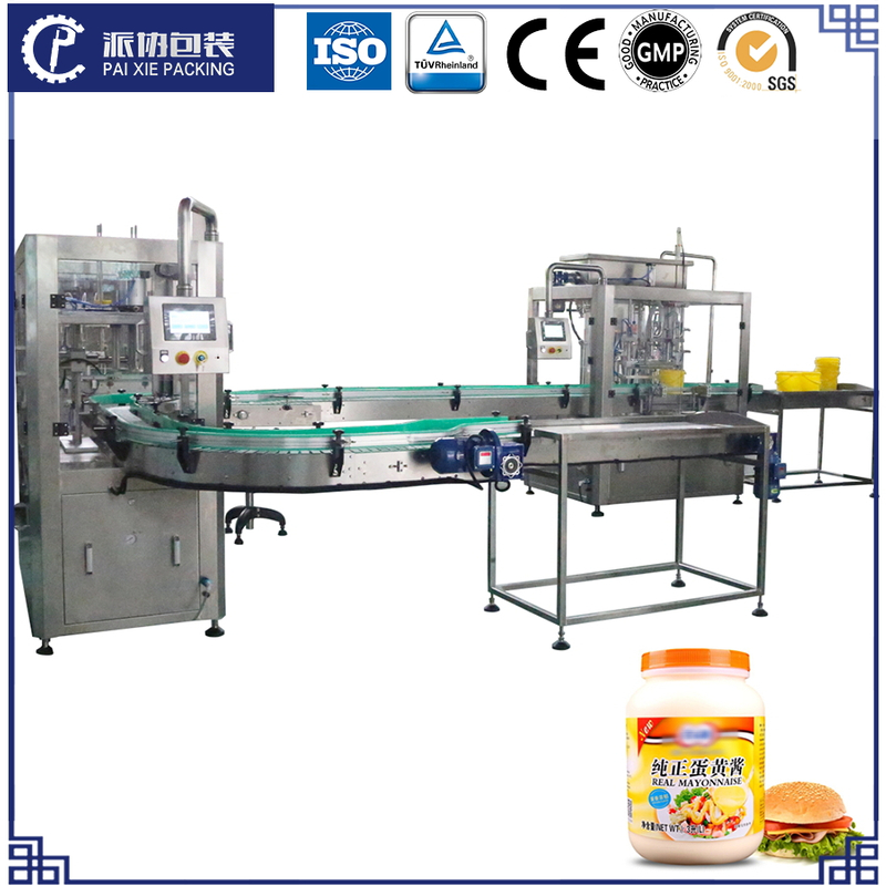 Mayonnaise Filling Capping And Labeling Machine for Full Packaging Line