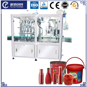 Milk Water Sauce Beverage Filling Machine Stainless Steel 304 Piston Filling Machine For Small Bottles