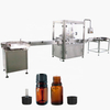 Automatic filling capping and labeling machine for small plastic glass bottle nail polish essential oil