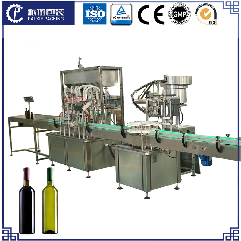 Cooking Oil Liquid Filling Capping Labeling Machine