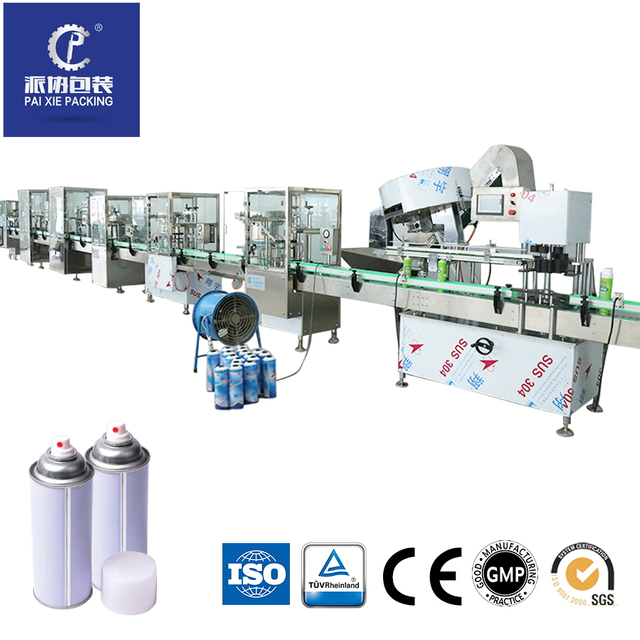 Full Automatic Spray Filling Capping And Labeling Machine