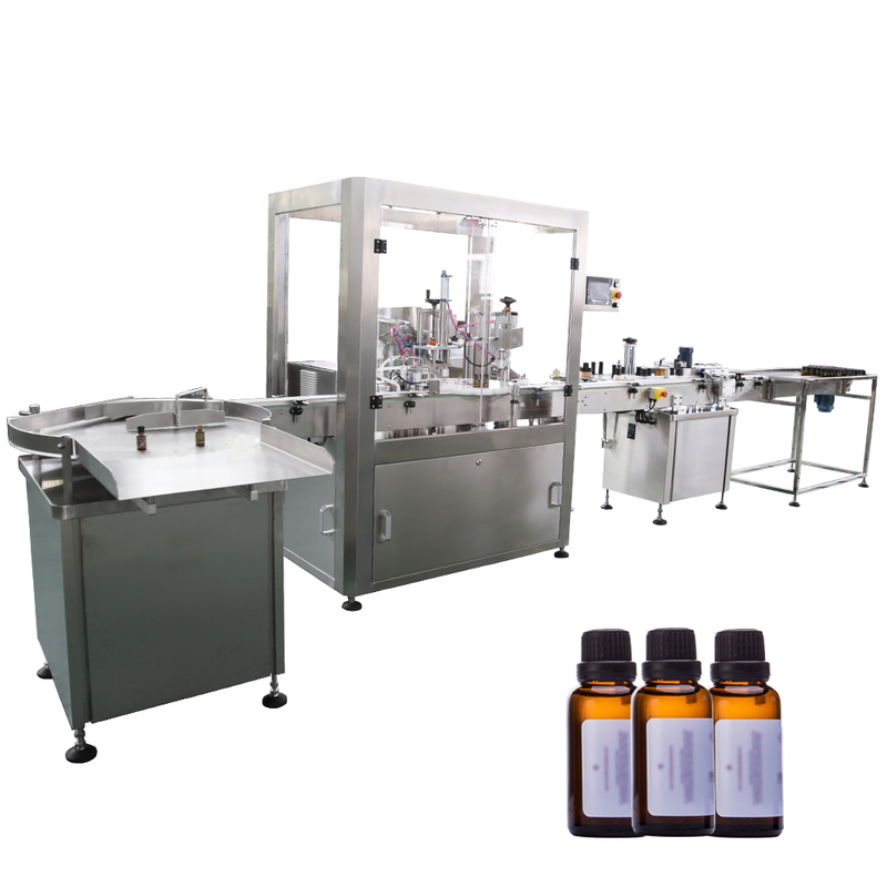 Automatic Cosmetics Essential Oil Perfume Liquid Spray Bottles Filling Machine