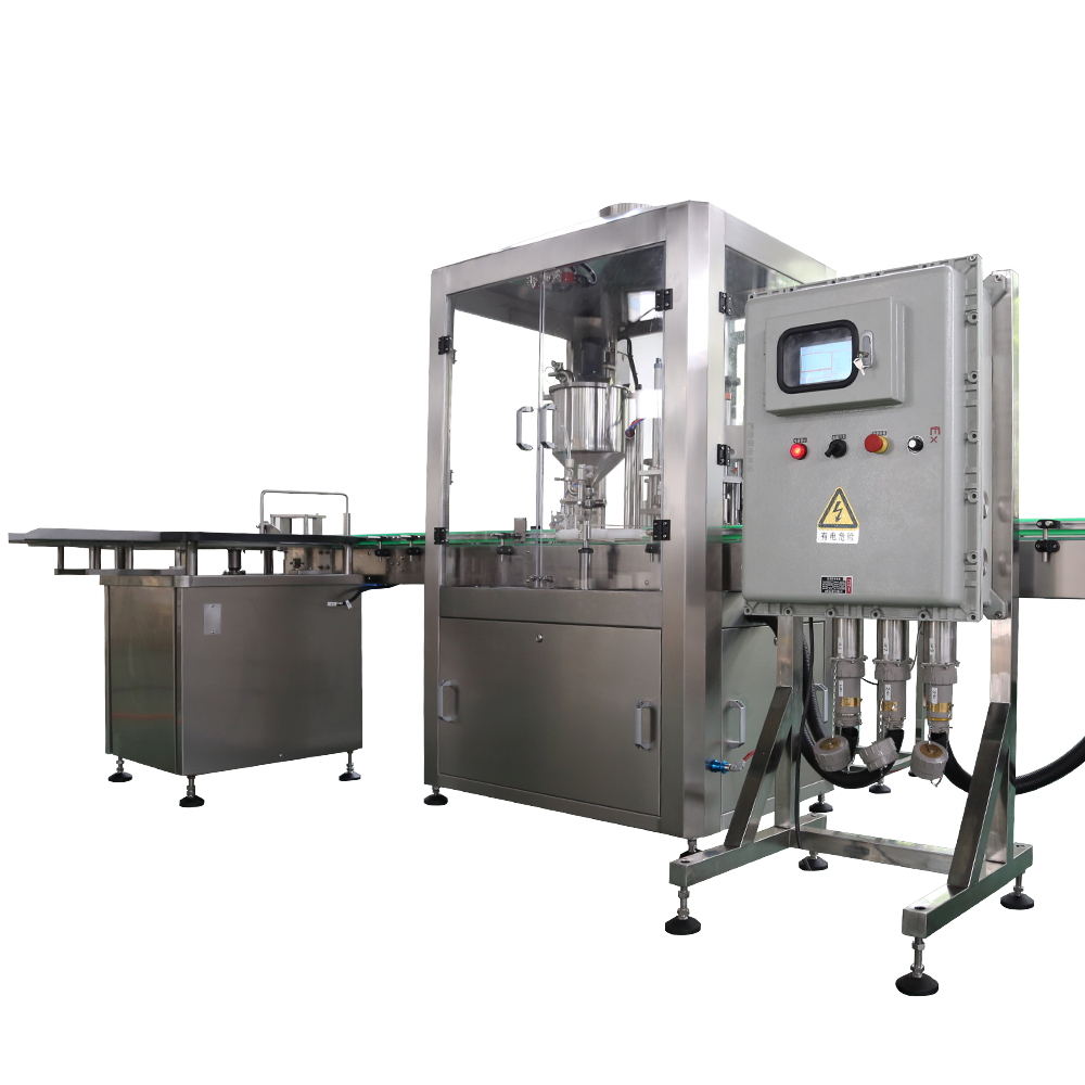 Automatic 50 Ml Plastic Glass Spray Bottle Liquid Gel Filling Machine PLC Control Filling Capping Machine