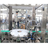 Automatic cosmetic paste paste cream cheese filling and sealing label packaging line