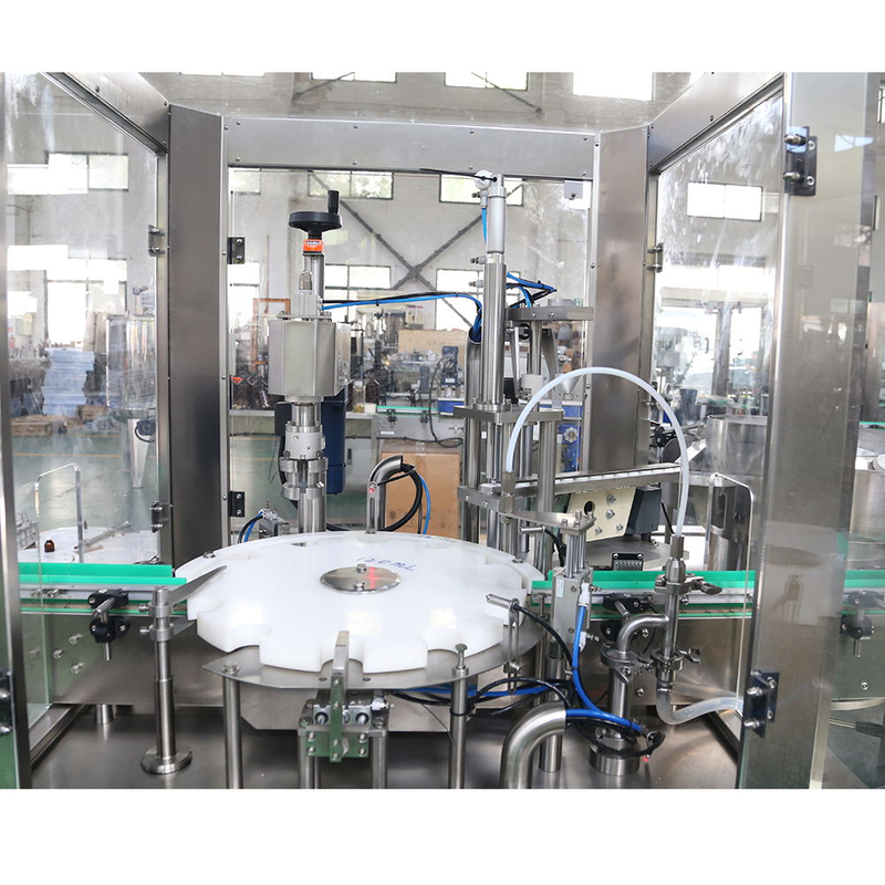 Automatic cosmetic paste paste cream cheese filling and sealing label packaging line